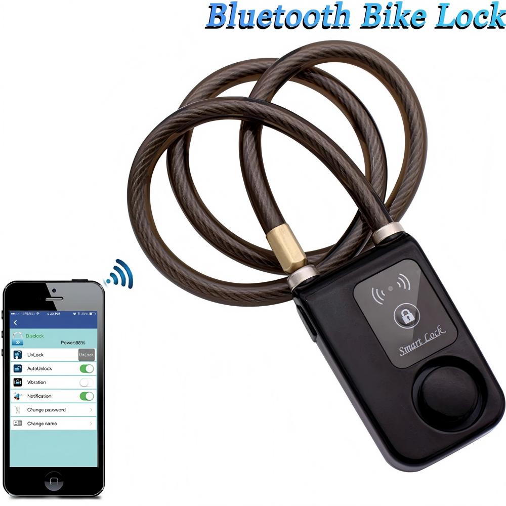 Commuter Bike Lock - Bluetooth Smart Bike Lock Waterproof Anti