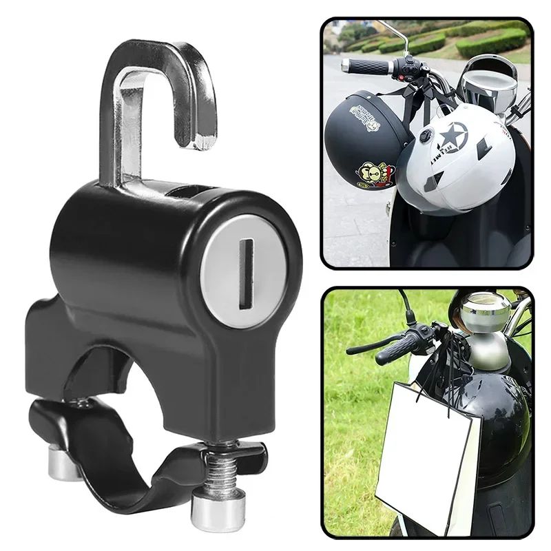 Commuter Bike Lock - Multifunctional Lock Head Electric Bike Helmet
