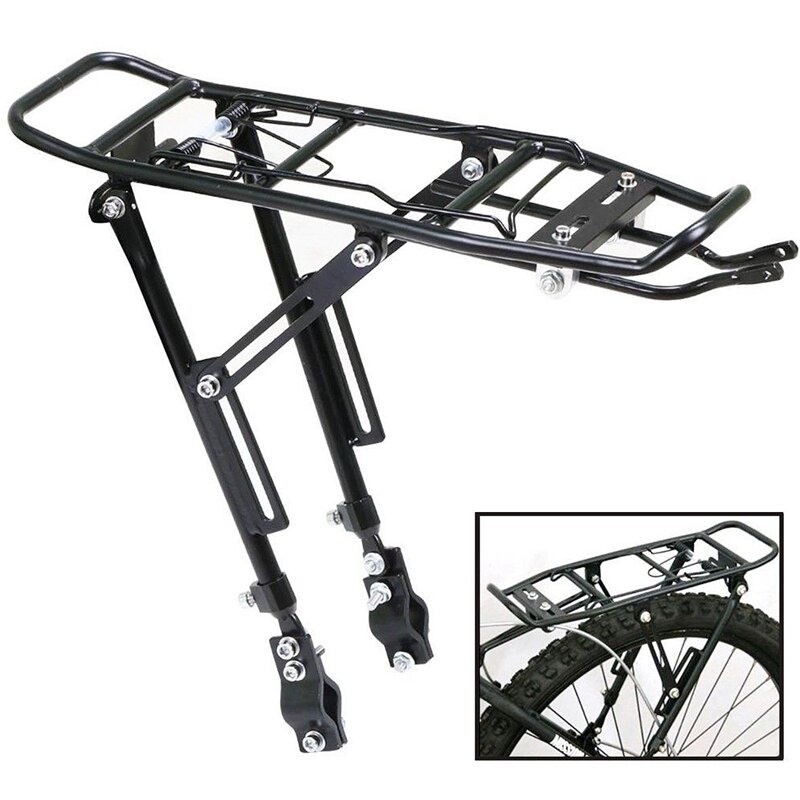 Cycling Commute Bag - 1PC Alloy Rear Bicycle Rack Carrier