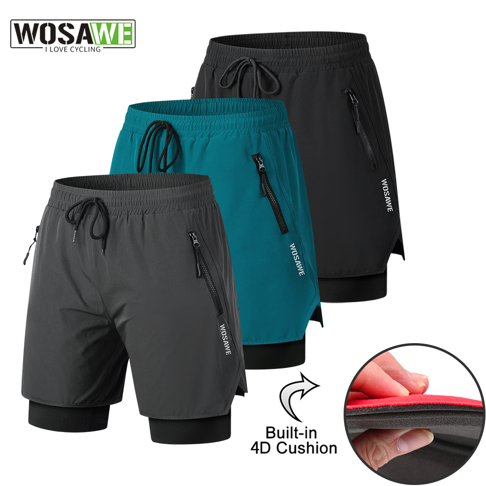 Cycling Commuter Pants - WOSAWE MTB Shorts Summer Men Cycling