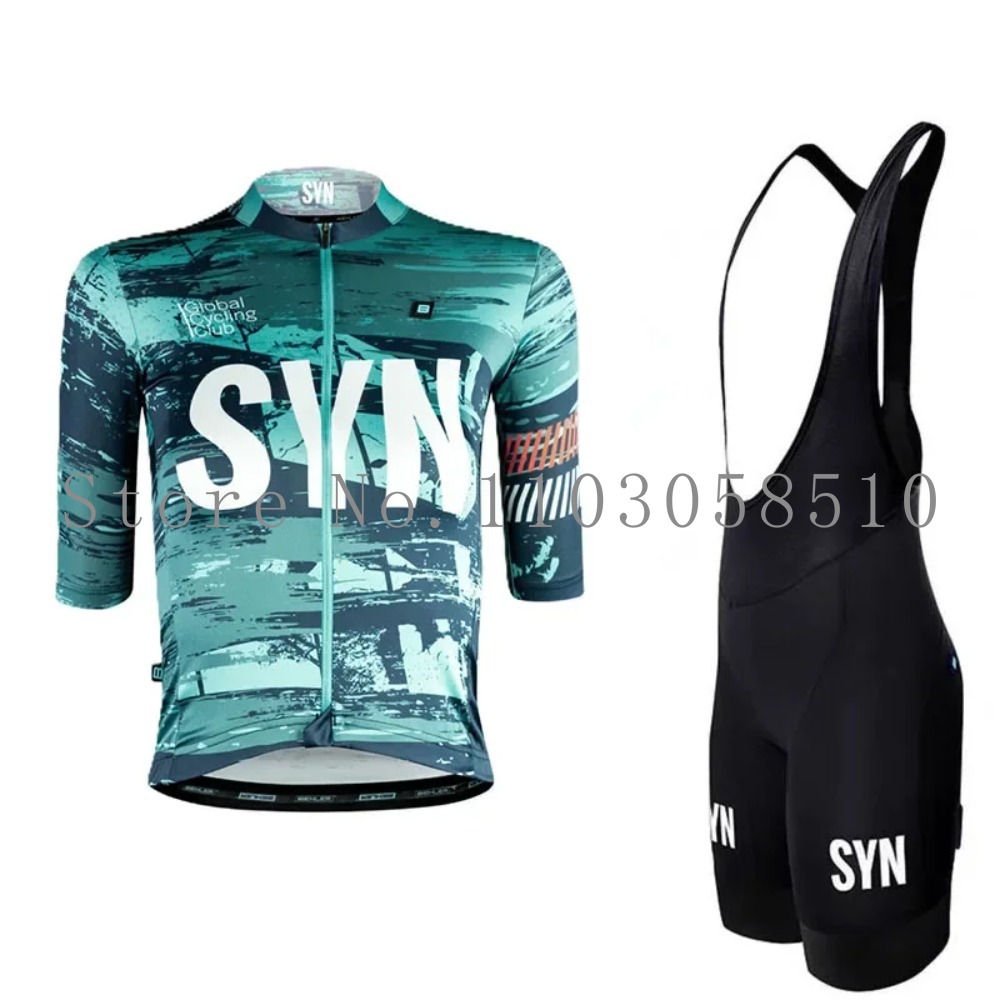 Cycling Commuter Pants - SYN Jersey Men's Bib Sponge Cushion