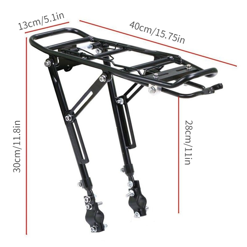 1PC Alloy Rear Bicycle  Rack C - Cycling Commute Bag review and price