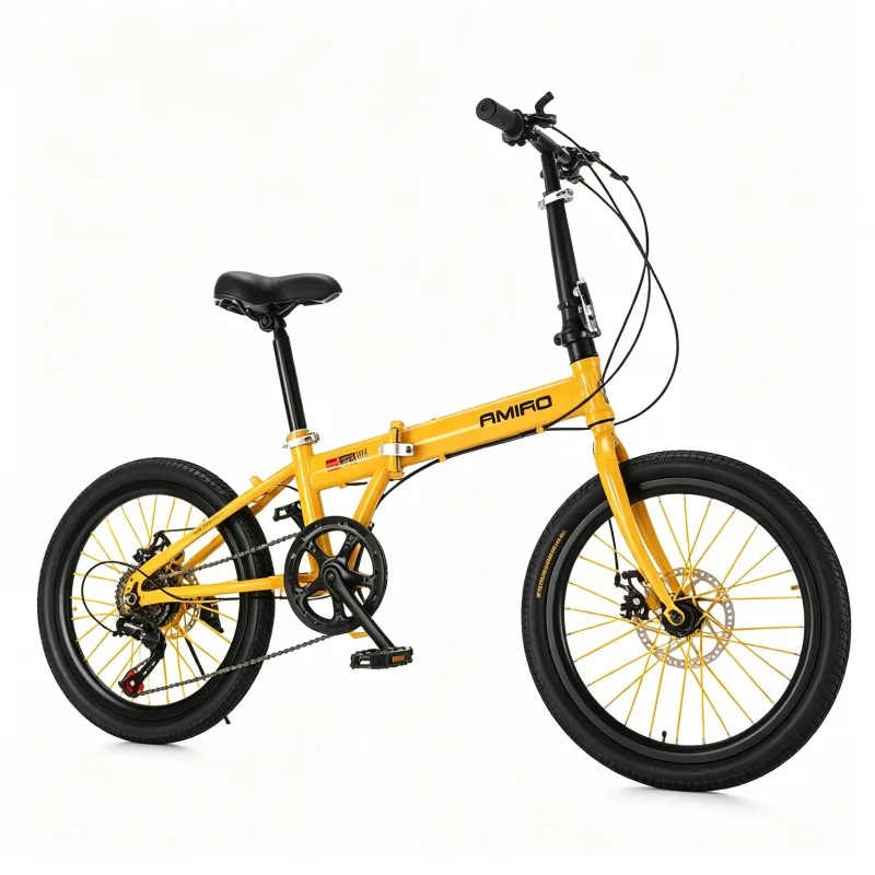 20 Inch Yellow Spoke Wheel Fol - Commuter Biking review and price
