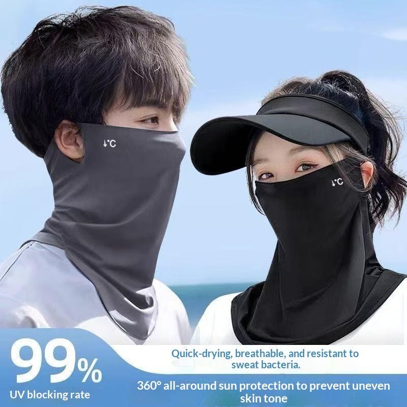 Ice Silk Face Cover with Neck  - Cycling To Work review and price