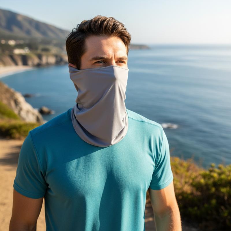 Ice Silk Face Cover with Neck  - Cycling To Work review and price