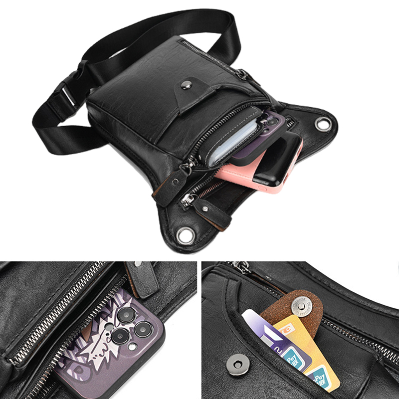 Vintage Pu Leather Waist Pack  - Cycling Commute Bag review and price